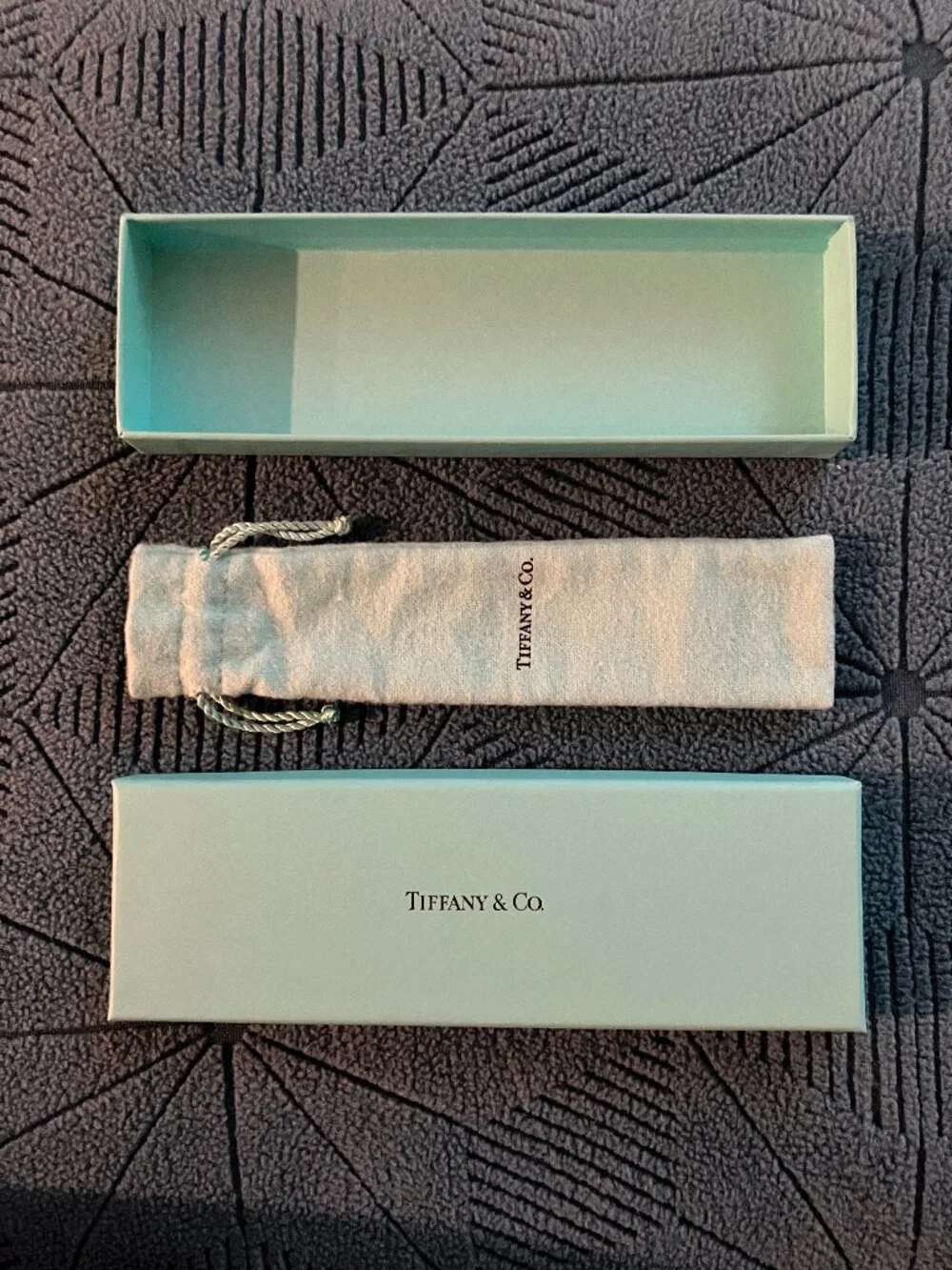 Tiffany & Co. Pen Box & Dust Pouch - Tiffany Blue - Like New